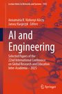 „AI and Engineering“; rote Molekülstruktur im Hintergrund; Springer-Logo unten rechts.