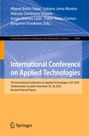 Titel: International Conference on Applied Technologies. Gelb-orangefarbiger Hintergrund mit Springer-Logo.