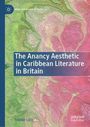 "The Anancy Aesthetic in Caribbean Literature in Britain", Natalie Lucy. Bunte, abstrakte Strukturen in Grün und Rosa.