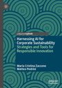 Text: „Harnessing AI for Corporate Sustainability: Strategies and Tools for Responsible Innovation.“ 
Autoren: Maria Cristina Zaccone, Matteo Pedrini. 

Abstraktes Muster aus Kreisen und Linien.