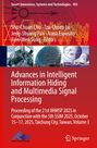 Titel: Advances in Intelligent Information Hiding. Oben Bilder von Antennen und einem modernen Gebäude.