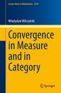 "Convergence in Measure and in Category", von Władysław Wilczyński, Lecture Notes in Mathematics 2394, Springer, blau-gelbes Cover.