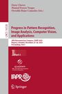 Progress in Pattern Recognition, Image Analysis, Computer Vision, and Applications, Buch