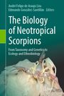 Buchtitel: "The Biology of Neotropical Scorpions". Ein Skorpion liegt auf hellbraunen Blättern.