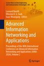 Der Titel lautet: "Advanced Information Networking and Applications". Es ist ein Buchcover in Orange mit dem Springer-Logo.