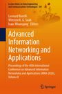 „Advanced Information Networking and Applications“ in Weiß auf orangefarbenem Hintergrund, darunter ein Logo von Springer.