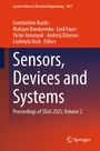 "Sensors, Devices and Systems. Proceedings of SDaS 2025, Volume 2." Blaues Logo unten.