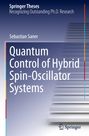 "Quantum Control of Hybrid Spin-Oscillator Systems" steht in Weiß auf einem dunklen Hintergrund mit Treppenmotiv.