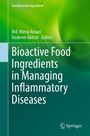 Titel: "Bioactive Food Ingredients in Managing Inflammatory Diseases." Grüne, abstrakte Illustrationen. Logo unten rechts.