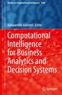 Text: "Computational Intelligence for Business Analytics and Decision Systems." Oben blau, unten rot, Springer-Logo.