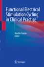 „Functional Electrical Stimulation Cycling in Clinical Practice“, Editor: Murillo Frazão; abstrakte Farbverläufe in Blau und Rot.
