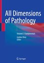 "All Dimensions of Pathology, Volume I: Fundamentals, Gulden Diniz Editor." Design in Blau- und Rottönen mit Springer-Logo.