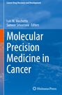Oben: "Cancer Drug Discovery and Development".  
Mittig: "Luis M. Vaschetto, Sameer Srivastava Editors".  
Unten: "Molecular Precision Medicine in Cancer".  
Blauer Hintergrund mit weißem Text und Logo von Humana Press.