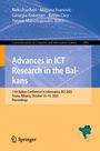 "Advances in ICT Research in the Balkans" in großer Schrift, Konferenzdetails unten, Springer-Logo links, Balkankarte rechts.