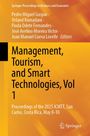 Buchtitel: "Management, Tourism, and Smart Technologies, Vol 1". Gelb-orange Hintergrund mit einem Springer-Logo.