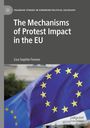 "The Mechanisms of Protest Impact in the EU" von Lisa Sophie Fenner. Hintergrund: EU-Flagge.