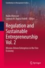 "Regulation and Sustainable Entrepreneurship Vol. 2" von Nadia Mansour und Lorenzo M. Bujosa Vadell. Skyline mit Lichteffekten.