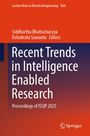 „Lecture Notes in Electrical Engineering 1626“, „Recent Trends in Intelligence Enabled Research“, „Proceedings of ISSIP 2025“. Rotes und blaues Design, unten rechts ein Springer-Logo.