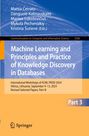 Titel: "Machine Learning and Principles and Practice of Knowledge Discovery in Databases". Herausgeber: Mattia Cerrato et al. Veranstaltung: "International Workshops of ECML PKDD 2024, Vilnius, Lithuania, September 9–13, 2024". Unten ist ein Logo von Springer.