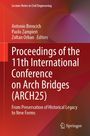 "Proceedings of the 11th International Conference on Arch Bridges (ARCH25)." Autoren: Antonio Brencich et al. Bunte Linien.