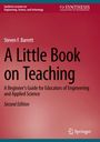 Titel: Steven F. Barrett - A Little Book on Teaching. Hintergrund in Rottönen, Springer-Logo unten rechts.