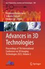 Advances in 3D Technologies: Proceedings of 7th Int'l Conference 2025, Volume 2. Drei Gebäudeabbildungen, Logos unten.
