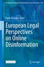 European Legal Perspectives on Online Disinformation, Buch