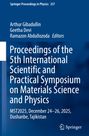 "Proceedings of the 5th International Scientific and Practical Symposium on Materials Science and Physics" steht in weiß auf blauem Hintergrund. Unten ist das Springer-Logo.
