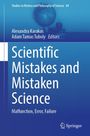"Scientific Mistakes and Mistaken Science: Malfunction, Error, Failure." 
Blauer Hintergrund, Globus und Bücher.