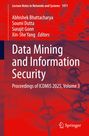 „Data Mining and Information Security, Proceedings of ICDMIS 2025, Volume 3“. Rotes Cover mit Netzstrukturen. Springer-Logo.