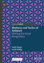„Rhetorics and Tactics of Antiwork: Writing the Great Resignation“ von Josh Chase und Leah Heilig. Lilafarbenes Muster.
