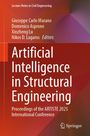 "Artificial Intelligence in Structural Engineering" auf rotem Hintergrund, oben Namen der Herausgeber, unten Springer-Logo.