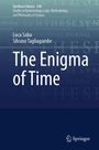 Text: "Synthese Library 540", "The Enigma of Time", "Luca Saba", "Silvano Tagliagambe". Logo: Springer. Hintergrund: Blau mit Text.