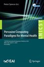 Text: "Pietro Cipresso (Ed.), Pervasive Computing Paradigms for Mental Health, 11th EAI International Symposium, Mailand 2024" Logo: EAI.