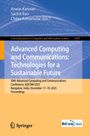 Buchtitel: "Advanced Computing and Communications: Technologies for a Sustainable Future", Konferenzdetails darunter.
