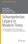 Titel: "Schumpeterian Legacy in Modern Times". Autoren: Uwe Cantner, Bernd Ebersberger, Patrick Llerena. Springer-Logo unten.