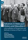 "Advances in Holocaust History and Education" steht über einer schwarz-weißen Fotografie von Männern mit Davidsternen.