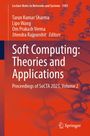 Text: "Soft Computing: Theories and Applications, Proceedings of SoCTA 2025, Volume 2." Roter Hintergrund mit Molekülstruktur.