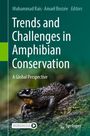 Text: "Trends and Challenges in Amphibian Conservation: A Global Perspective." Bild: Warzige Kröte auf einem Ast. Logo unten.