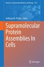 "Supramolecular Protein Assemblies In Cells" von Anthony M. Pedley ist auf einem blau-orangen Cover mit Springer-Logo zu sehen.