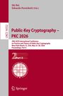 „Public-Key Cryptography – PKC 2026“ und „29th IACR International Conference...“ auf grauem und rotem Hintergrund.