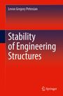 Text: "Levon Gregory Petrosian", "Stability of Engineering Structures", "Springer". Roter Hintergrund mit einem Logo unten.