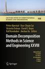 "Domain Decomposition Methods in Science and Engineering XXVIII" steht auf dem Buchcover mit Skyline und Gewässer.
