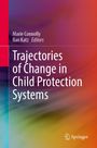 Titel: "Trajectories of Change in Child Protection Systems". Editoren: Marie Connolly, Ilan Katz. Verlagslogo unten. Buntes, abstraktes Design.