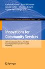 Titel: "Innovations for Community Services", Konferenz: I4CS 2026, Kopenhagen, 15.–17. Juni 2026. Oben blaue Grafik, unten orange.