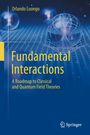 "Fundamental Interactions: A Roadmap to Classical and Quantum Field Theories" von Orlando Luongo. Hintergrund: Gitter und Kugeln.