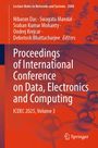 Text in Weiß: "Proceedings of International Conference on Data, Electronics and Computing ICDEC 2025, Volume 3". Orange Hintergrund.