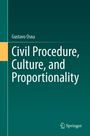 Titel: "Civil Procedure, Culture, and Proportionality" von Gustavo Osna. Grüner Hintergrund mit gelbem Streifen.