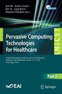 Buchcover: "Pervasive Computing Technologies for Healthcare". Konferenzinfos, Herausgebernamen, EAI- und Springer-Logos.