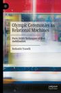 "Olympic Ceremonies as Relational Machines. Paris 2024’s Techniques of (De)mobilisation. Rodanthi Tzanelli." Abstrakte Kunst mit warmen Farbtönen.